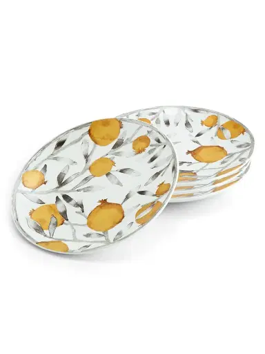 Michael Aram Pomegranate 4-Piece Tidbit Plate Set | Thumbnail 2 Michael Aram Pomegranate 4-Piece Tidbit Plate Set | Thumbnail 2