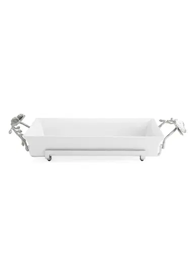 Michael Aram White Orchid 3-Quart Casserole Dish | Thumbnail 2 Michael Aram White Orchid 3-Quart Casserole Dish | Thumbnail 2