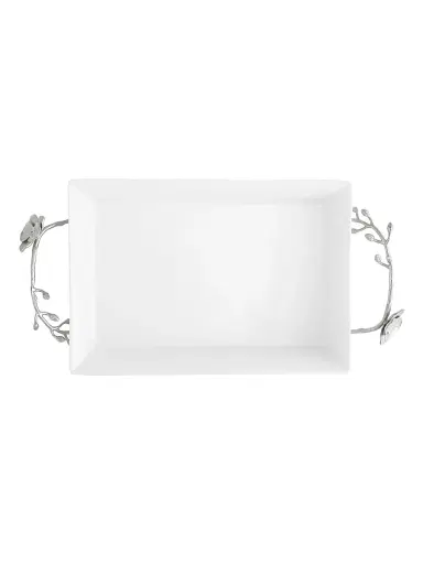 Michael Aram White Orchid 3-Quart Casserole Dish | Thumbnail 4 Michael Aram White Orchid 3-Quart Casserole Dish | Thumbnail 4