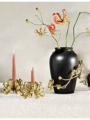 Michael Aram Dahlia 2-Piece Candle Holder Set | Thumbnail 5 Michael Aram Dahlia 2-Piece Candle Holder Set | Thumbnail 5