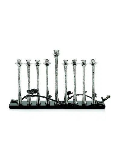 Michael Aram Black Orchid Menorah | Thumbnail 1 Michael Aram Black Orchid Menorah | Thumbnail 1