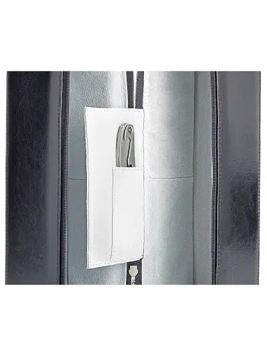 Royce New York Suede-Lined Leather Double Wine Carrying Case - Black | Thumbnail 2 Royce New York Suede-Lined Leather Double Wine Carrying Case - Black | Thumbnail 2