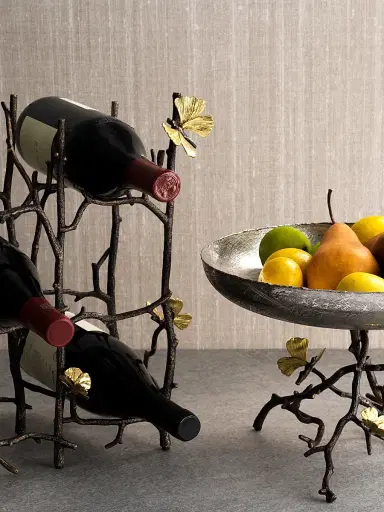 Michael Aram Butterfly Ginkgo 6-Bottle Wine Rack | Thumbnail 2 Michael Aram Butterfly Ginkgo 6-Bottle Wine Rack | Thumbnail 2