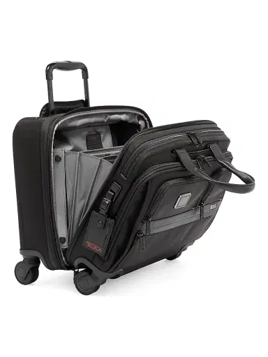 TUMI Men's Alpha DLX 4-Wheel Laptop Briefcase | Thumbnail 3 TUMI Men's Alpha DLX 4-Wheel Laptop Briefcase | Thumbnail 3