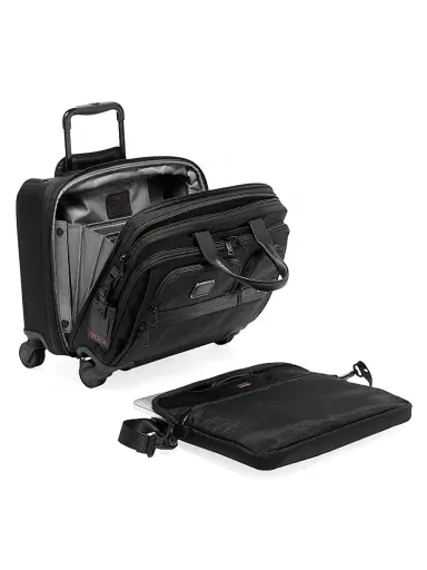 TUMI Men's Alpha DLX 4-Wheel Laptop Briefcase | Thumbnail 4 TUMI Men's Alpha DLX 4-Wheel Laptop Briefcase | Thumbnail 4