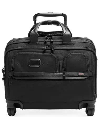TUMI Men's Alpha DLX 4-Wheel Laptop Briefcase | Thumbnail 1 TUMI Men's Alpha DLX 4-Wheel Laptop Briefcase | Thumbnail 1