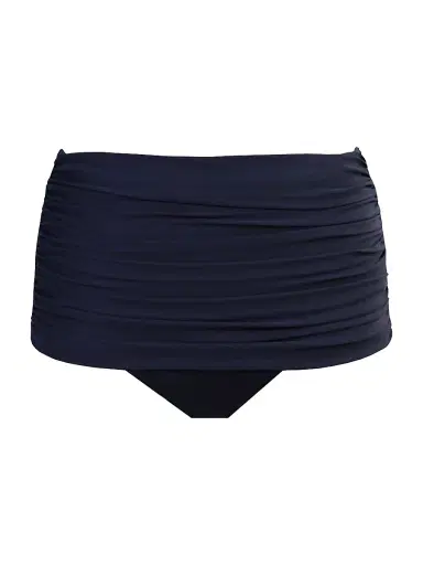 Miraclesuit Swim Women's Norma Shirred Hi-Rise Bikini Bottom - Midnight - Size 16 | Thumbnail 1 Miraclesuit Swim Women's Norma Shirred Hi-Rise Bikini Bottom - Midnight - Size 16 | Thumbnail 1