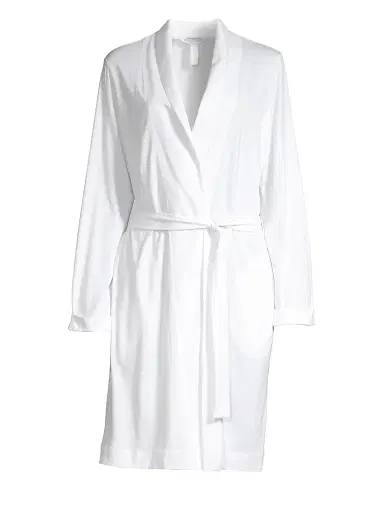 Hanro Women's Cotton Robe - White - Size XL | Thumbnail 1 Hanro Women's Cotton Robe - White - Size XL | Thumbnail 1