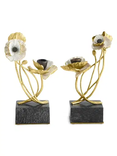 Michael Aram Anemone 2-Piece Candleholder Set | Thumbnail 2 Michael Aram Anemone 2-Piece Candleholder Set | Thumbnail 2