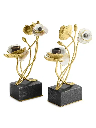 Michael Aram Anemone 2-Piece Candleholder Set | Thumbnail 3 Michael Aram Anemone 2-Piece Candleholder Set | Thumbnail 3