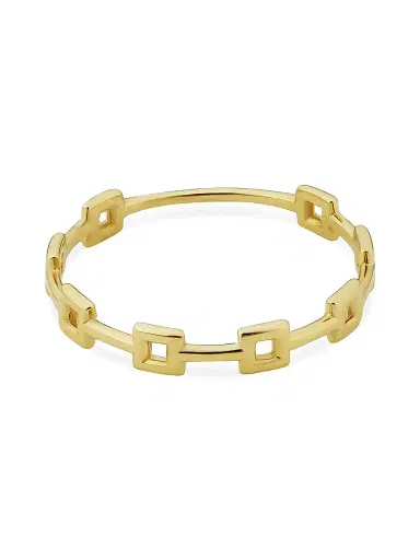 Oradina Women's 14K Yellow Solid Gold Buttoned-Up Ring - Yellow Gold | Thumbnail 2 Oradina Women's 14K Yellow Solid Gold Buttoned-Up Ring - Yellow Gold | Thumbnail 2