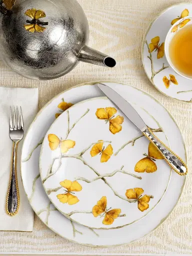 Michael Aram Butterfly Ginkgo 5-Piece Dinnerware Set | Thumbnail 6 Michael Aram Butterfly Ginkgo 5-Piece Dinnerware Set | Thumbnail 6