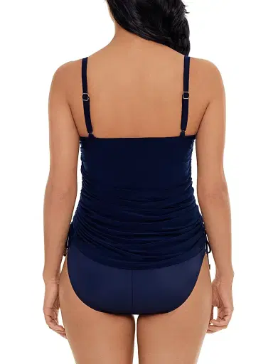 Magicsuit Women's Chromatique Ella Ruched Tankini Top - Navy Blue | Thumbnail 3 Magicsuit Women's Chromatique Ella Ruched Tankini Top - Navy Blue | Thumbnail 3
