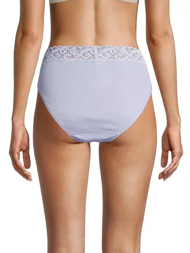 Hanro Women's Moments Hi-Cut Brief - White | Thumbnail 5 Hanro Women's Moments Hi-Cut Brief - White | Thumbnail 5