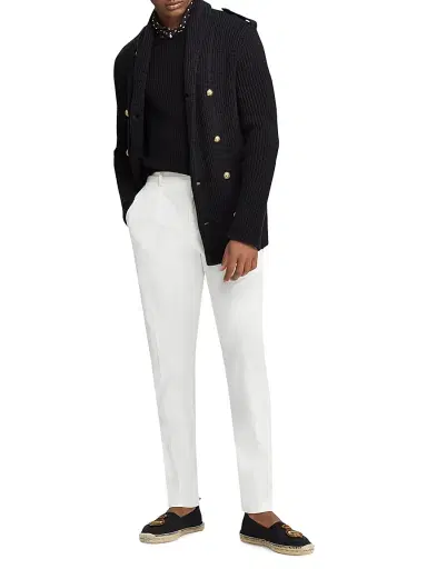 Ralph Lauren Purple Label Men's Gregory Wool Trousers | Thumbnail 2 Ralph Lauren Purple Label Men's Gregory Wool Trousers | Thumbnail 2