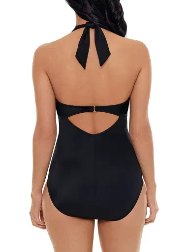 Magicsuit Women's Chromatique Joelle Gathered One-Piece Swimsuit - Black | Thumbnail 3 Magicsuit Women's Chromatique Joelle Gathered One-Piece Swimsuit - Black | Thumbnail 3