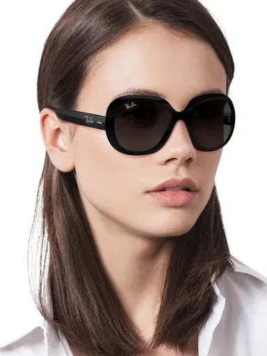 Ray-Ban Women's RB4098 60MM Jackie Ohh Oversized Round Sunglasses - Black | Thumbnail 4 Ray-Ban Women's RB4098 60MM Jackie Ohh Oversized Round Sunglasses - Black | Thumbnail 4