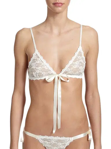 Hanky Panky Women's Peek-A-Boo Lace Bralette - Light | Thumbnail 3 Hanky Panky Women's Peek-A-Boo Lace Bralette - Light | Thumbnail 3