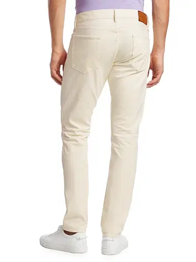 Ralph Lauren Purple Label Men's Slim-Fit Five-Pocket Jeans - Classic Cream - Size 40 | Thumbnail 5 Ralph Lauren Purple Label Men's Slim-Fit Five-Pocket Jeans - Classic Cream - Size 40 | Thumbnail 5