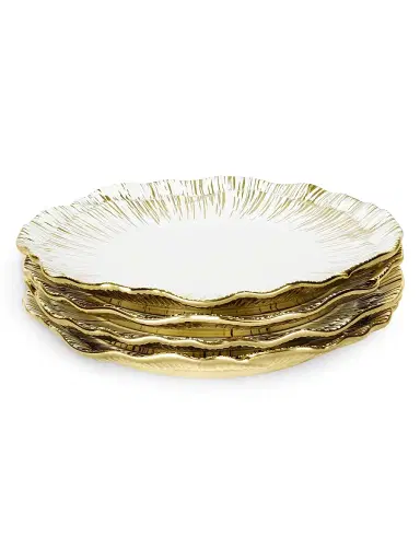 Michael Aram Anemone Four-Piece Side Plate Set | Thumbnail 1 Michael Aram Anemone Four-Piece Side Plate Set | Thumbnail 1