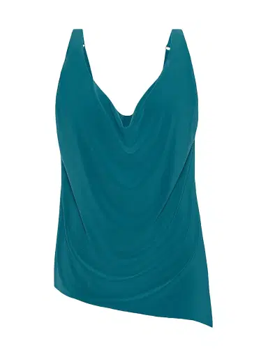 Magicsuit Women's Solids Tankini Top - Peacock Blue | Thumbnail 1 Magicsuit Women's Solids Tankini Top - Peacock Blue | Thumbnail 1