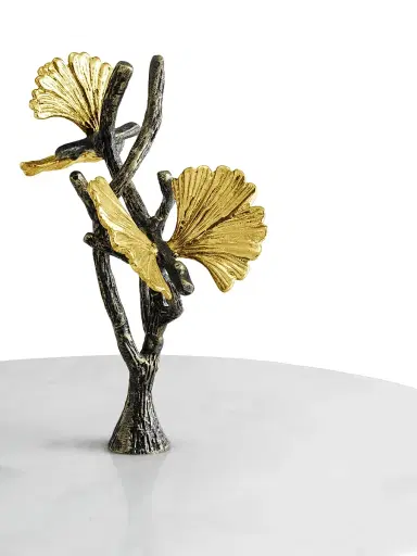Michael Aram Butterfly Ginkgo Marble & Brass Etagere | Thumbnail 5 Michael Aram Butterfly Ginkgo Marble & Brass Etagere | Thumbnail 5
