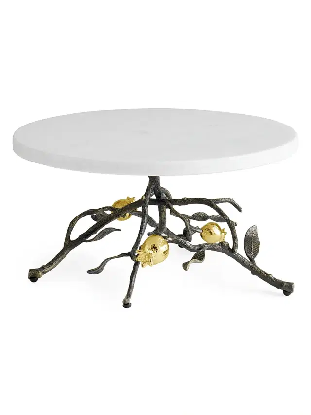 Pomegranate Marble Cake Stand Pomegranate Marble Cake Stand