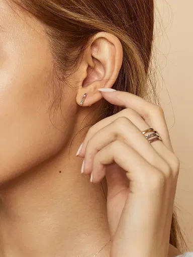 Oradina Women's 14K Yellow Solid Gold Triple Threat Ring - Yellow Gold | Thumbnail 6 Oradina Women's 14K Yellow Solid Gold Triple Threat Ring - Yellow Gold | Thumbnail 6