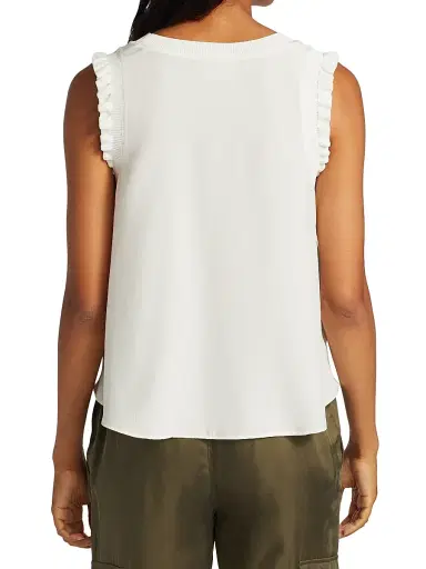 Cinq à Sept Women's Tous Les Jours Lenore Silk Tank - | Thumbnail 5 Cinq à Sept Women's Tous Les Jours Lenore Silk Tank - | Thumbnail 5