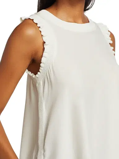 Cinq à Sept Women's Tous Les Jours Lenore Silk Tank - | Thumbnail 6 Cinq à Sept Women's Tous Les Jours Lenore Silk Tank - | Thumbnail 6