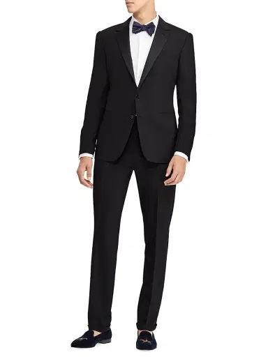 Ralph Lauren Purple Label Men's Gregory Notch-Lapel Tuxedo - Black | Thumbnail 2 Ralph Lauren Purple Label Men's Gregory Notch-Lapel Tuxedo - Black | Thumbnail 2
