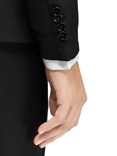 Ralph Lauren Purple Label Men's Gregory Notch-Lapel Tuxedo - Black | Thumbnail 4 Ralph Lauren Purple Label Men's Gregory Notch-Lapel Tuxedo - Black | Thumbnail 4