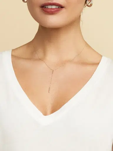 Oradina Women's 14K Yellow Gold Vicenza Single Drop Necklace - Yellow Gold | Thumbnail 3 Oradina Women's 14K Yellow Gold Vicenza Single Drop Necklace - Yellow Gold | Thumbnail 3