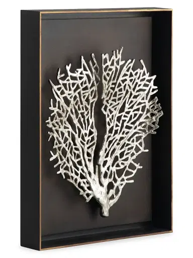 Michael Aram Special Editions Fan Coral Shadow Box Antique Nickel | Thumbnail 3 Michael Aram Special Editions Fan Coral Shadow Box Antique Nickel | Thumbnail 3