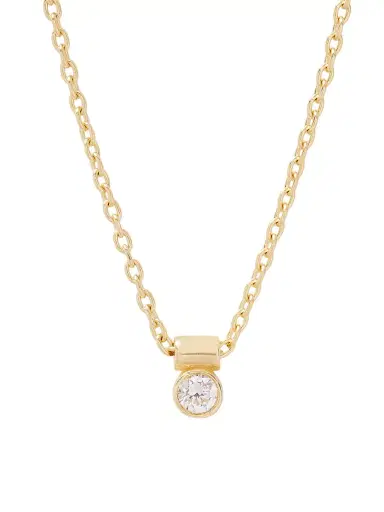 brook & york Women's Coco 14K-Yellow-Gold Vermeil & 0.05 TCW Diamond Pendant Necklace - Yellow Gold | Thumbnail 3 brook & york Women's Coco 14K-Yellow-Gold Vermeil & 0.05 TCW Diamond Pendant Necklace - Yellow Gold | Thumbnail 3