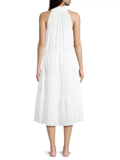 Change of Scenery Women's Tracy Cotton Sleeveless Shirtdress - Fresh White - Size Small | Thumbnail 5 Change of Scenery Women's Tracy Cotton Sleeveless Shirtdress - Fresh White - Size Small | Thumbnail 5