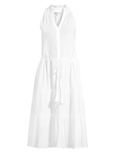 Change of Scenery Women's Tracy Cotton Sleeveless Shirtdress - Fresh White - Size Small | Thumbnail 1 Change of Scenery Women's Tracy Cotton Sleeveless Shirtdress - Fresh White - Size Small | Thumbnail 1
