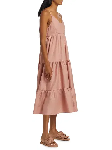 Pour Les Femmes Women's Claudia Spaghetti Strap Dress | Thumbnail 3 Pour Les Femmes Women's Claudia Spaghetti Strap Dress | Thumbnail 3