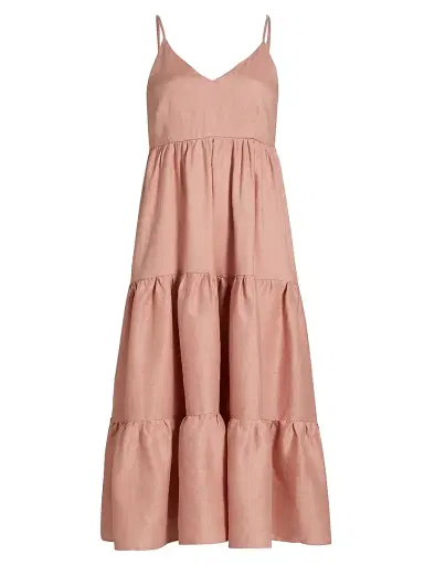 Pour Les Femmes Women's Claudia Spaghetti Strap Dress | Thumbnail 1 Pour Les Femmes Women's Claudia Spaghetti Strap Dress | Thumbnail 1