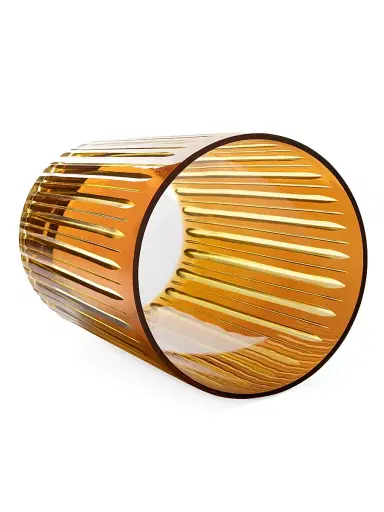L'Objet Prism 4-Piece Highball Glass Set - Amber Honey | Thumbnail 4 L'Objet Prism 4-Piece Highball Glass Set - Amber Honey | Thumbnail 4
