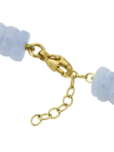 Jia Jia Women's 14K Yellow Gold & Blue Lace Agate Beaded Necklace - Blue | Thumbnail 3 Jia Jia Women's 14K Yellow Gold & Blue Lace Agate Beaded Necklace - Blue | Thumbnail 3