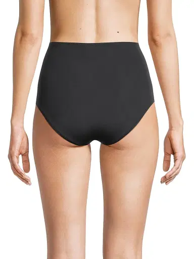 Change of Scenery Women's High-Waisted Bikini Bottom - Black | Thumbnail 5 Change of Scenery Women's High-Waisted Bikini Bottom - Black | Thumbnail 5