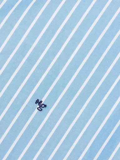 Hommegirls Women's Classic Stripe Cropped Shirt - Blue White Stripe | Thumbnail 6 Hommegirls Women's Classic Stripe Cropped Shirt - Blue White Stripe | Thumbnail 6