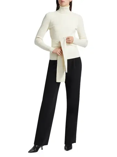 Toccin Women's Rib-Knit Turtleneck Top - | Thumbnail 2 Toccin Women's Rib-Knit Turtleneck Top - | Thumbnail 2