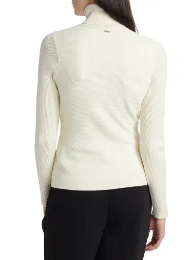 Toccin Women's Rib-Knit Turtleneck Top - | Thumbnail 5 Toccin Women's Rib-Knit Turtleneck Top - | Thumbnail 5