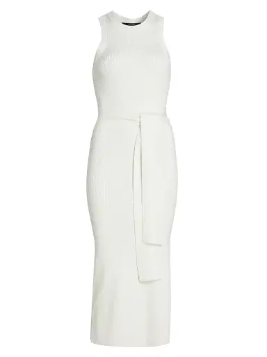 Toccin Women's Logan Rib-Knit Sleeveless Midi-Dress - Optic | Thumbnail 1 Toccin Women's Logan Rib-Knit Sleeveless Midi-Dress - Optic | Thumbnail 1