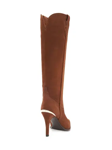 Partlow Women's Tania 80MM Suede Tall Boots - Cioccolato - Size 11.5 | Thumbnail 3 Partlow Women's Tania 80MM Suede Tall Boots - Cioccolato - Size 11.5 | Thumbnail 3