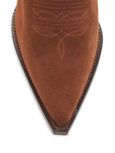 Partlow Women's Tania 80MM Suede Tall Boots - Cioccolato - Size 11.5 | Thumbnail 4 Partlow Women's Tania 80MM Suede Tall Boots - Cioccolato - Size 11.5 | Thumbnail 4