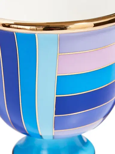 Jonathan Adler Scala Pedestal Bowl - Blue Purple | Thumbnail 3 Jonathan Adler Scala Pedestal Bowl - Blue Purple | Thumbnail 3