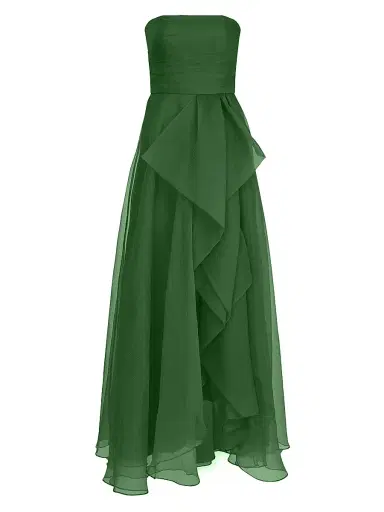 Theia Women's Teresa Draped Tulle Gown - Thorn | Thumbnail 1 Theia Women's Teresa Draped Tulle Gown - Thorn | Thumbnail 1